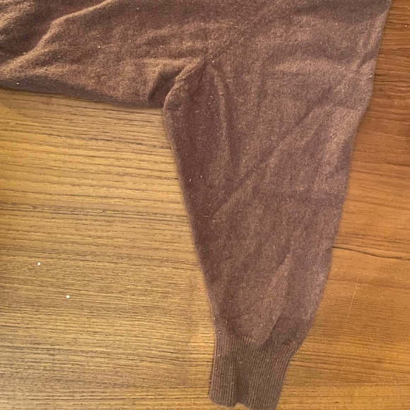 50s Vintage Soft Brown Sweater Cardigan Sz XS, S - Picture 11 of 11